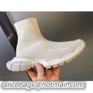 Good Product Balenciaga 3XL Sock Sneakers White/Grey 112707