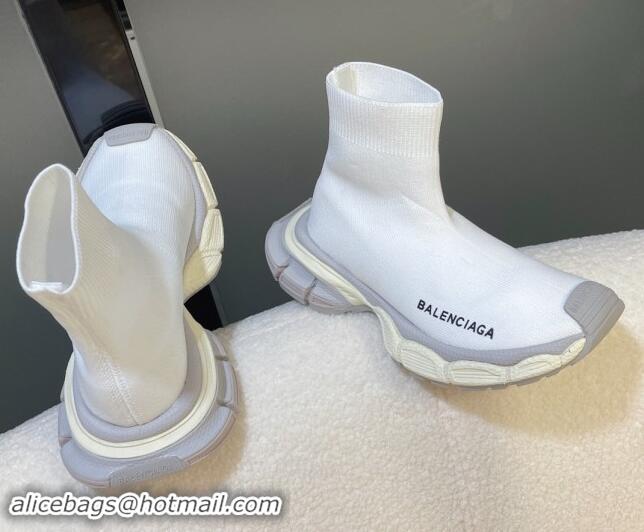 Good Product Balenciaga 3XL Sock Sneakers White/Grey 112707