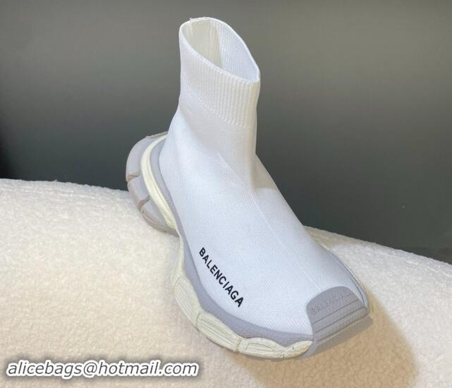 Good Product Balenciaga 3XL Sock Sneakers White/Grey 112707