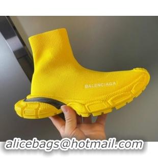 Cheap Price Balenciaga 3XL Sock Sneakers Yellow 112710