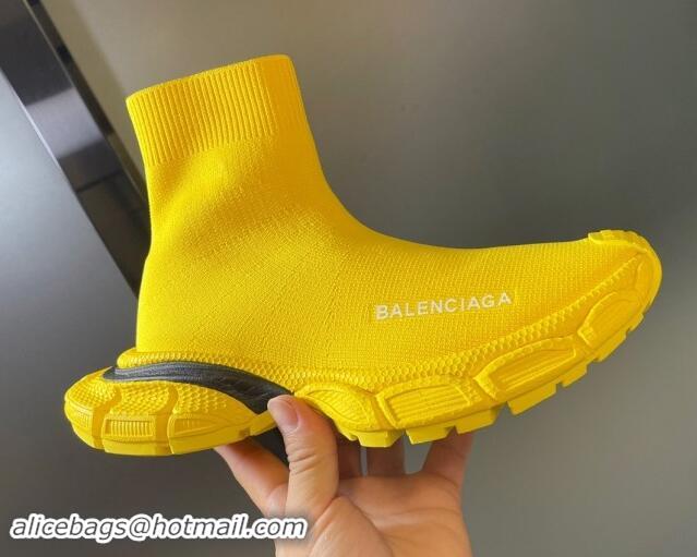 Cheap Price Balenciaga 3XL Sock Sneakers Yellow 112710