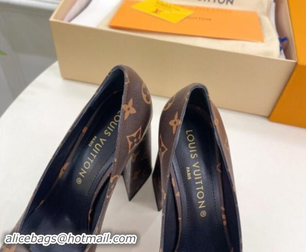 Unique Style Louis Vuitton Shake Platform Pumps 12cm in Monogram Canvas 015025