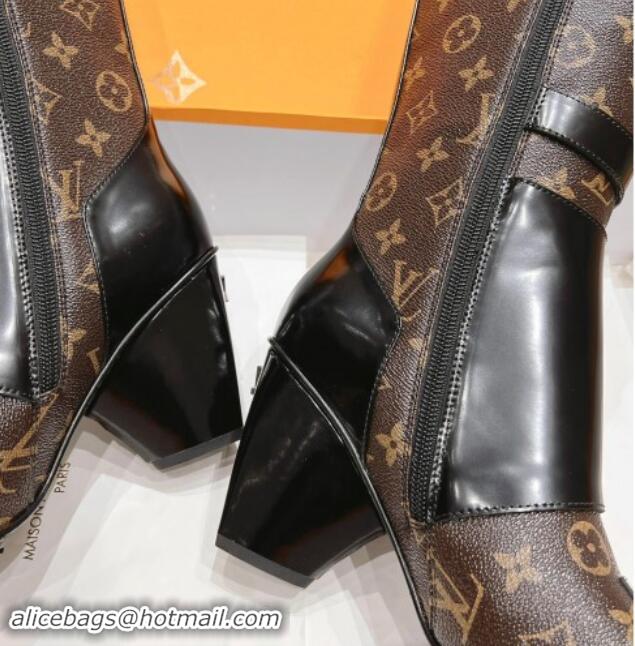 Buy Luxury Louis Vuitton Signature Monogram Canvas High Boots 8.5cm with Patch 1015041