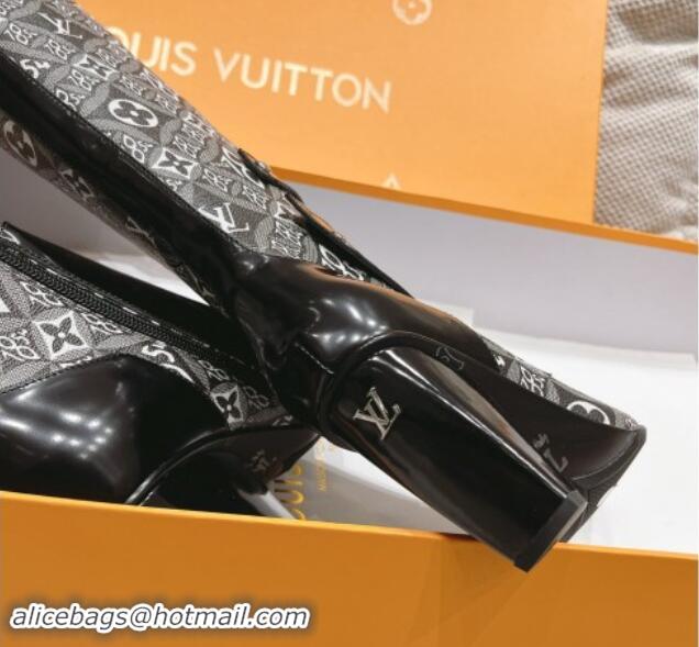 Good Quality Louis Vuitton Signature Since 1854 High Boots 8.5cm with Patch 1015042