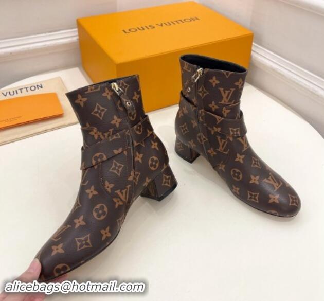 Best Price Louis Vuitton Westside Ankle Boots 3.5cm with Hook in Monogram Canvas 1015049