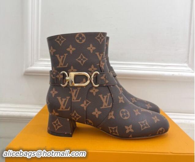 Best Price Louis Vuitton Westside Ankle Boots 3.5cm with Hook in Monogram Canvas 1015049