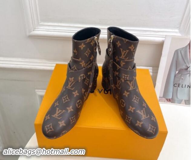 Best Price Louis Vuitton Westside Ankle Boots 3.5cm with Hook in Monogram Canvas 1015049