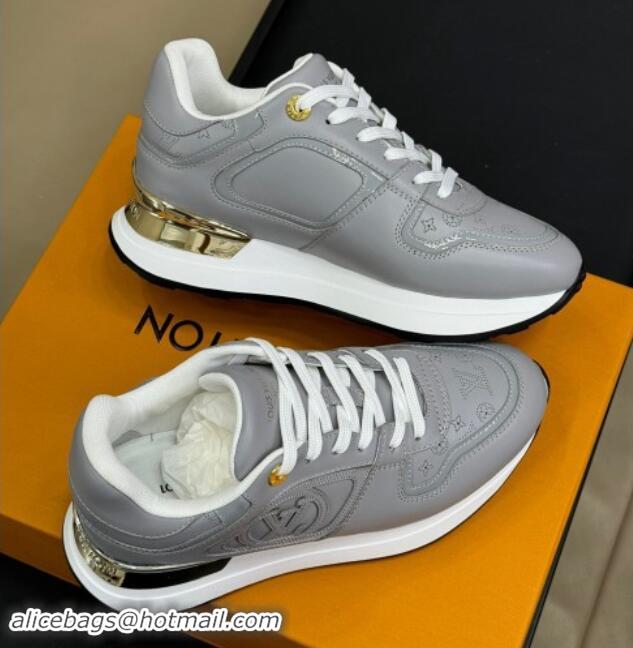 Sumptuous Louis Vuitton Neo Run Away Sneakers Grey 1114071