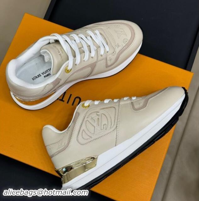 Stylish Louis Vuitton Neo Run Away Sneakers Beige 1114072 