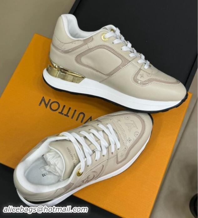 Stylish Louis Vuitton Neo Run Away Sneakers Beige 1114072 