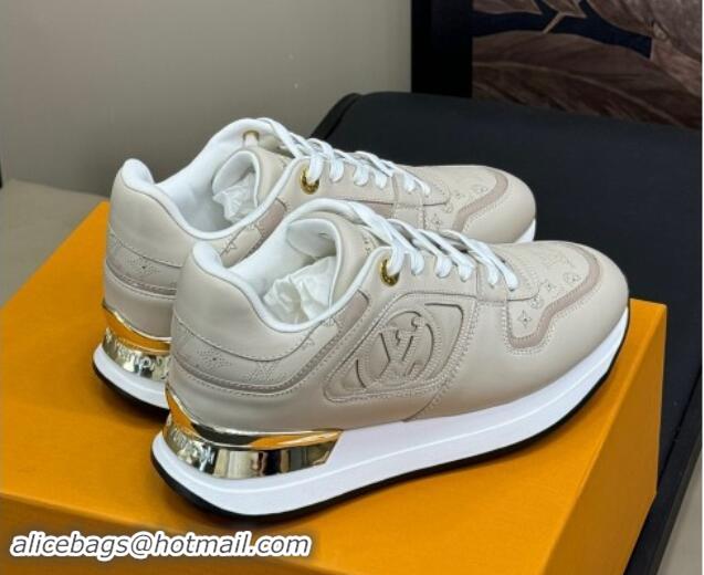 Stylish Louis Vuitton Neo Run Away Sneakers Beige 1114072 