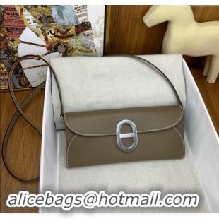 New Fashion Hermes CHAINE D'ANCRE To Go Wallet in Original Epsom Leather H1910 Etouple/Silver 2024 (Full Handmade)