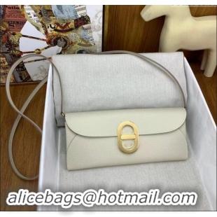 Market Sells Hermes CHAINE D'ANCRE To Go Wallet in Original Epsom Leather H1910 Milk Shake White/Gold 2024 (Full Handmad