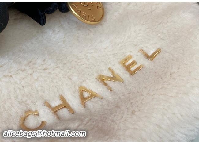 Market Sells Chanel Shearling 22 Mini Shopping bag AS3980 White 2024 TOP