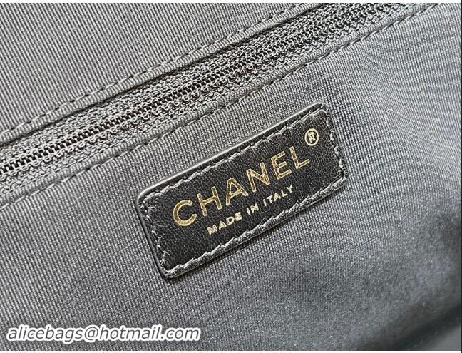 Market Sells Chanel Bowling Bag in Grey Washed Denim AS4812 2024 Top Quality