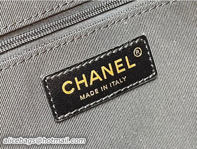 New Design Chanel Small Bowling Bag in Grey Washed Denim AS4905 2024 Top Quality