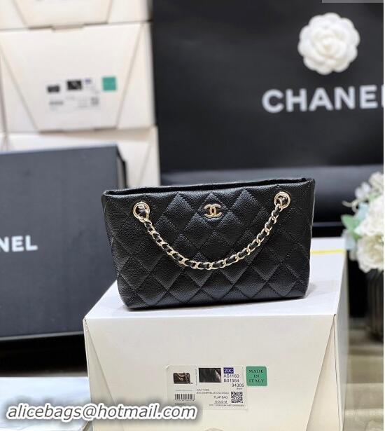 Newly Launched Chanel Classic Clutch with Chain in Haas Grained Calfskin AP4423 Black 2024 Top Quality