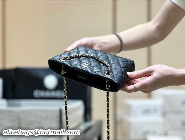 Newly Launched Chanel Classic Clutch with Chain in Haas Grained Calfskin AP4423 Black 2024 Top Quality