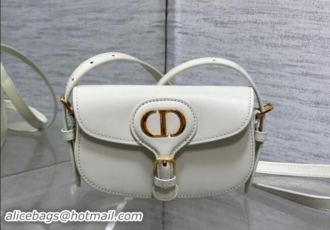 Buy Inexpensive Dior Bobby Mini Bag in Box Calfskin M9042 White 2024