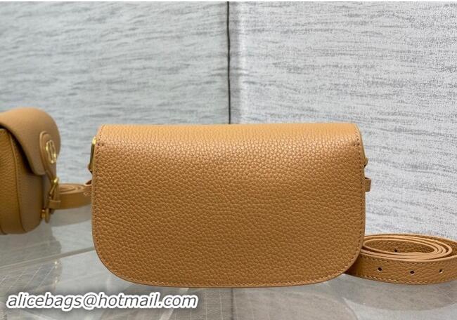 Buy Grade Dior Bobby East-West Bag in Grained Calfskin M9042 Biscuit Brown 2024