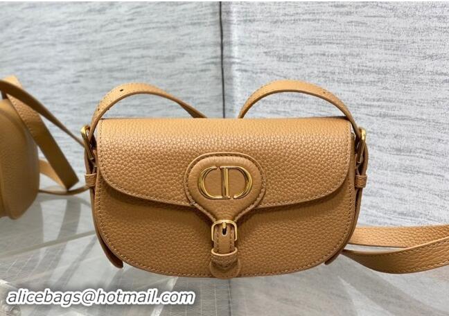 Buy Grade Dior Bobby East-West Bag in Grained Calfskin M9042 Biscuit Brown 2024