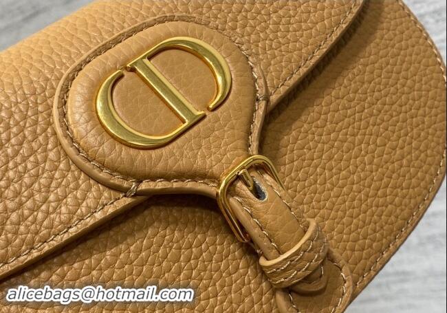 Buy Grade Dior Bobby East-West Bag in Grained Calfskin M9042 Biscuit Brown 2024