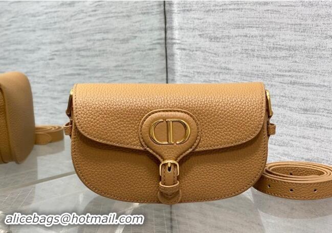 Buy Grade Dior Bobby East-West Bag in Grained Calfskin M9042 Biscuit Brown 2024