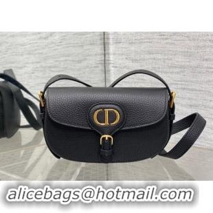 Inexpensive Dior Bobby East-West Bag in Grained Calfskin M9042 Black 2024