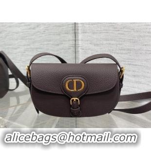 Top Quality Dior Bobby East-West Bag in Grained Calfskin M9042 Coffee Brown 2024