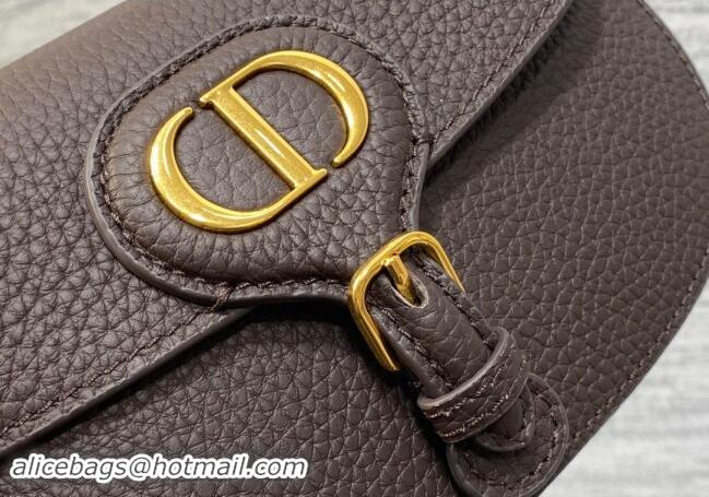 Top Quality Dior Bobby East-West Bag in Grained Calfskin M9042 Coffee Brown 2024