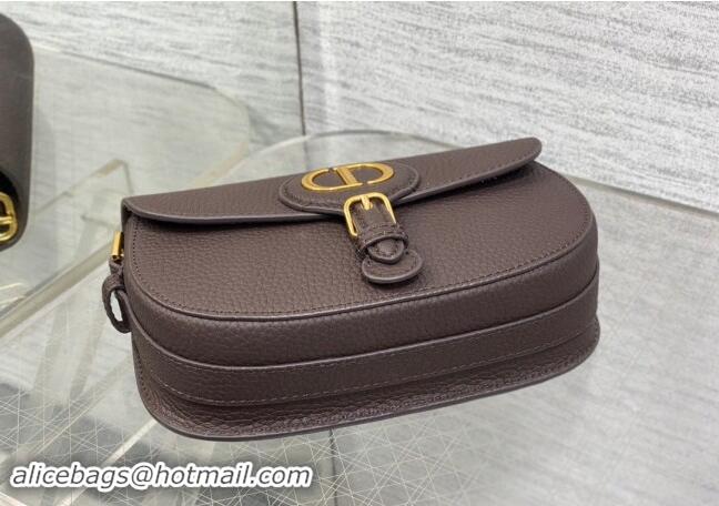 Top Quality Dior Bobby East-West Bag in Grained Calfskin M9042 Coffee Brown 2024