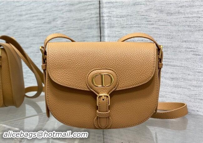 Affordable Price Dior Medium Bobby Bag in Grained Calfskin M9042 Biscuit Brown 2024