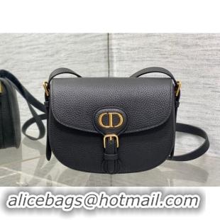 Big Discount Dior Medium Bobby Bag in Grained Calfskin M9042 Black 2024