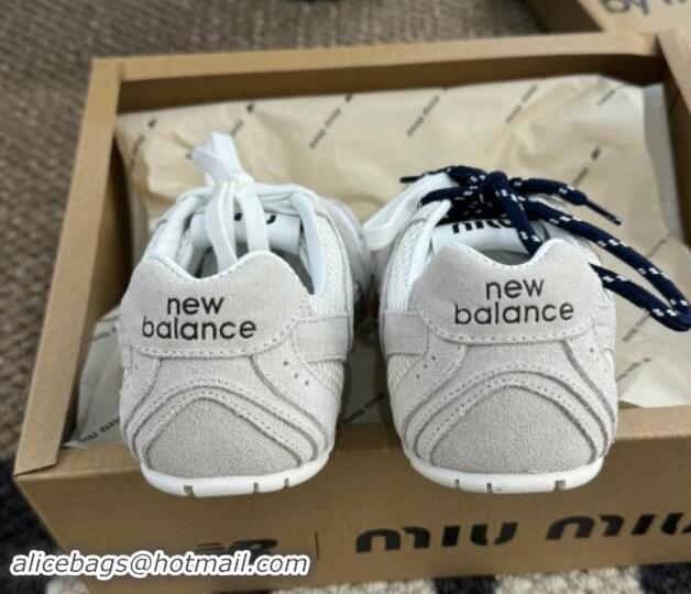 Grade Quality New Balance X Miu Miu 530 SL Mesh Sneakers 5E165E White 110446