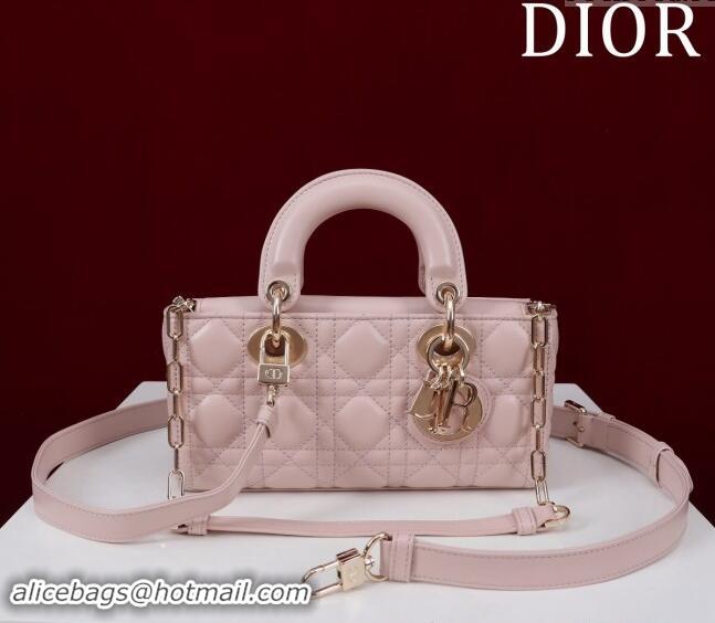 Low Cost Dior Small Lady D-Joy Bag in Cannage Lambskin M0541 Light Pink 2024