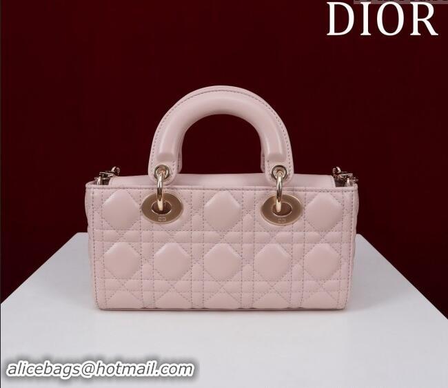 Low Cost Dior Small Lady D-Joy Bag in Cannage Lambskin M0541 Light Pink 2024