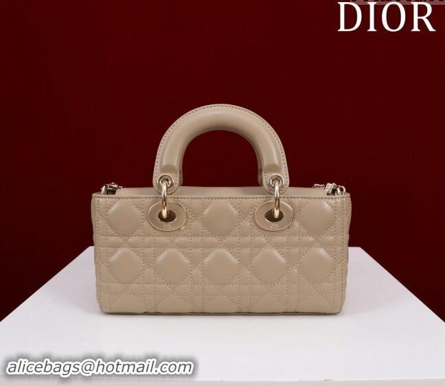 Best Price Dior Small Lady D-Joy Bag in Cannage Lambskin M0541 Beige 2024