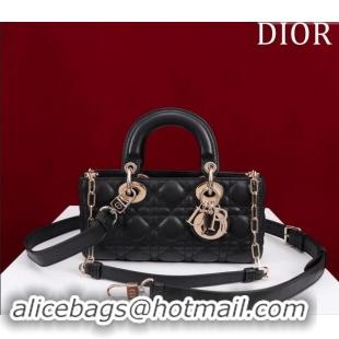 Specials Classic Dior Small Lady D-Joy Bag in Cannage Lambskin M0541 Black 2024