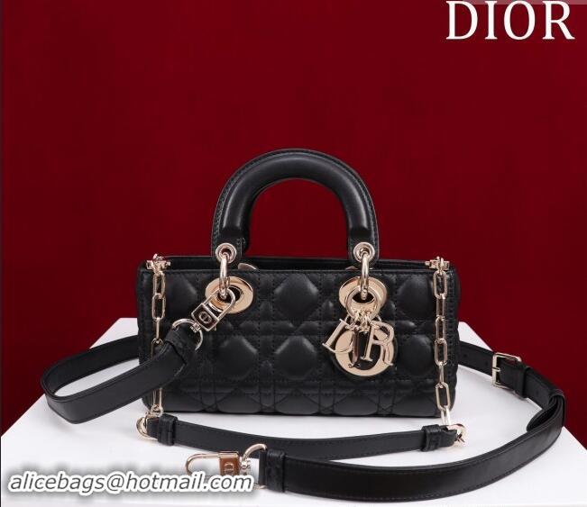 Specials Classic Dior Small Lady D-Joy Bag in Cannage Lambskin M0541 Black 2024