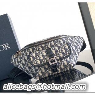 Luxury Cheap Dior 8 Belt Bag in Beige and Black Dior Oblique Jacquard D2087 2024