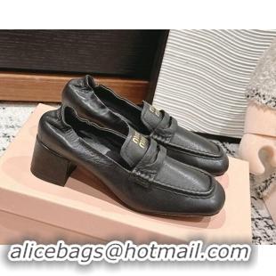 Shop Duplicate Miu Miu Nappa leather Pumps 5cm Black 1114050