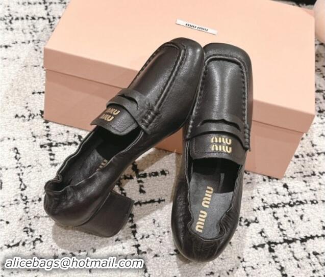 Shop Duplicate Miu Miu Nappa leather Pumps 5cm Black 1114050