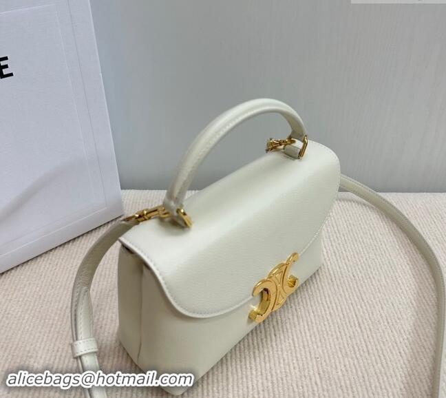 Good Product Celine Teen Nino Bag in Supple Calfskin 118113 White 2024