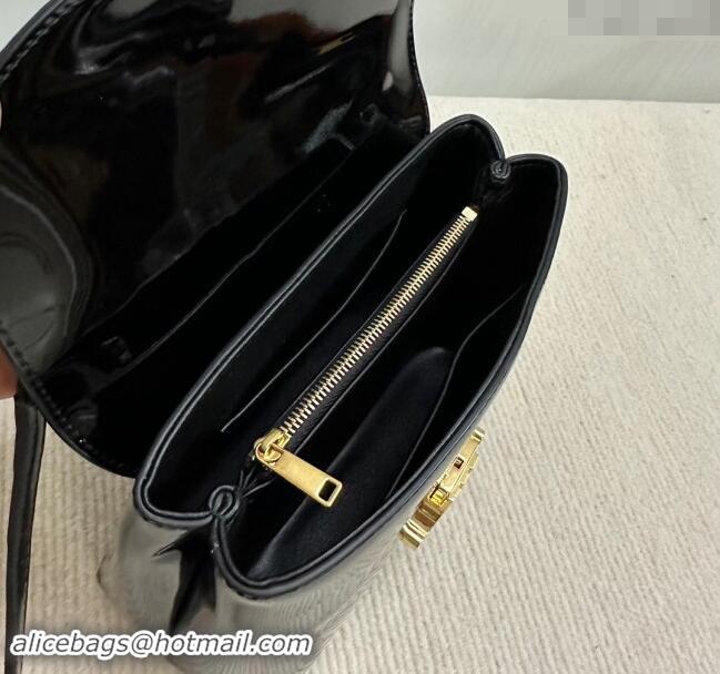 Well Crafted Celine Teen Nino Bag in Patent Calfskin 118113 Black 2024