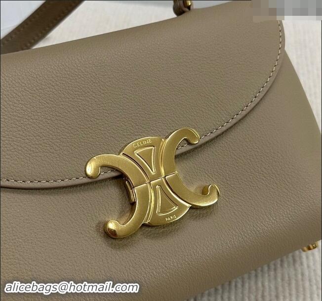 Famous Brand Celine Teen Nino Bag in Supple Calfskin 118113 Beige 2024