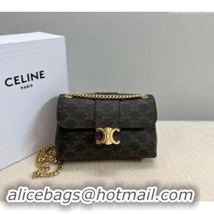 Grade Quality Celine Teen Victoire Shoulder bag in Triomphe Canvas C116592 2024