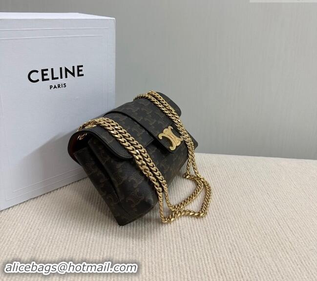 Grade Quality Celine Teen Victoire Shoulder bag in Triomphe Canvas C116592 2024