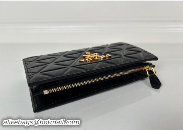 Good Taste Prada Large quilted leather wallet 1ML009 black 2024