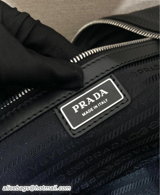 Grade Design Prada Mens Leather shoulder bag 2VH185 Black 2024