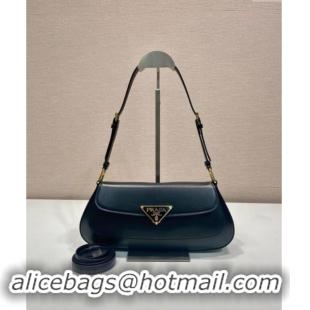 Buy Discount Prada Smooth Leather shoulder bag 1BD344 Black 2024